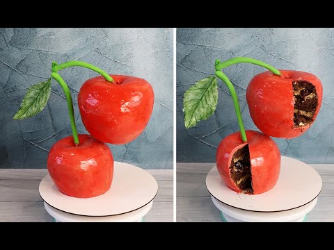 Видео: Антигравітаційний торт ВИШНІ  / Gravity cake