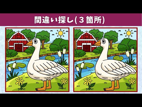 Видео: Найдите 3 отличия | Иллюстрация Версия #976