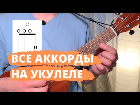 Видео: Все основные аккорды на укулеле