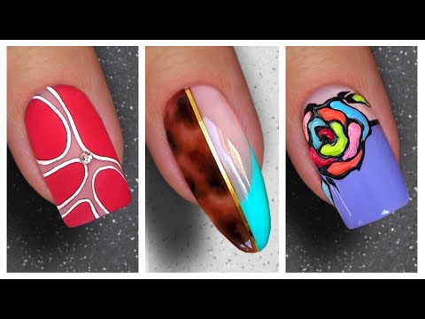 Видео: Дизайн ногтей 2023 💅🏽 Легкий дизайн ногтей #20nails