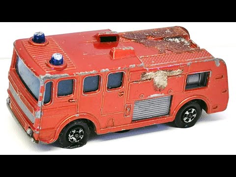 Видео: Matchbox восстановление Merryweather Fire Engine Nr 35. Вызов British Leyland