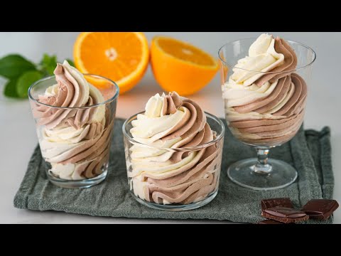 Видео: Шоколадно-апельсиновый десерт за 5 минут! Все ищут этот рецепт! Ни выпечки, ни муки!