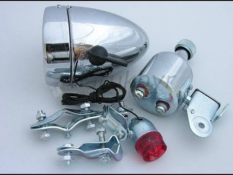 Видео: Обзор велосипедной динамки(вспоминаем детство).