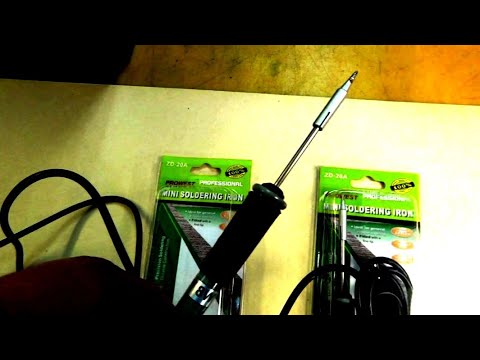 Видео: Паяльник на 12 вольт. ZD-20A. ТЕСТ. Как паять при отключении света. Новое жало. Курсы телемастеров.