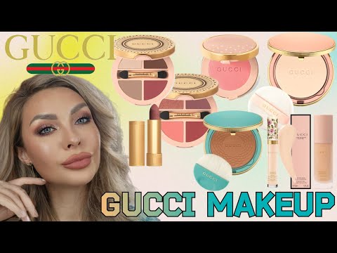 Видео: МАКИЯЖ КОСМЕТИКОЙ  GUCCI || Полный обзор всей моей коллекции || Крутые кисти с ALIEXPRES
