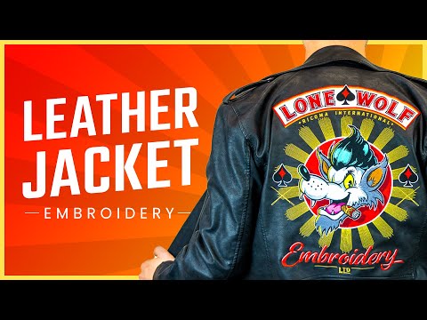 Видео: Как вышить кожаную куртку (СУПЕРприбыль!)