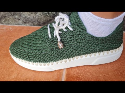 Видео: 💥💝 МОКАСИНЫ СПОРТИВНЫЕ ЖЕНСКИЕ ЧАСТЬ 2 🔥ВЯЖЕМ КРЮЧКОМ 💥⚡СТИЛЬНО КРАСИВО ПРОСТО💥 CROCHET SHOES