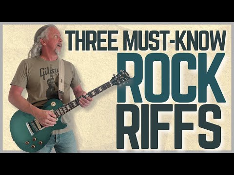 Видео: 3 классических рок-гитарных риффа, которые вам стоит выучить