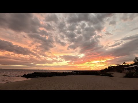 Видео: Amazing sunset in Ravda, Bulgaria / Потрясающий закат в с.Равда,   Болгария
