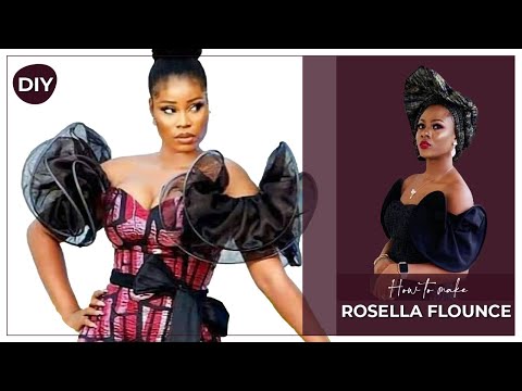 Видео: Рукав Rosella Flouce с эффектом косточки Учебное пособие