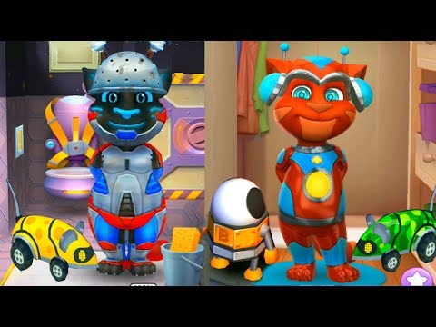 Видео: Мой Говорящий Том 2 #18 друзья Анджела Ухаживаем за питомцем #Том_2 #Том