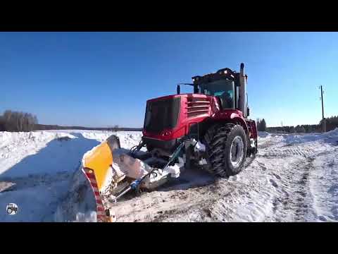 Видео: кировец,чистим снег#кировец #чистимснег #746