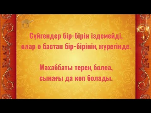 Видео: Мәулана Желаладдин Румидің нақыл сөздері.3
