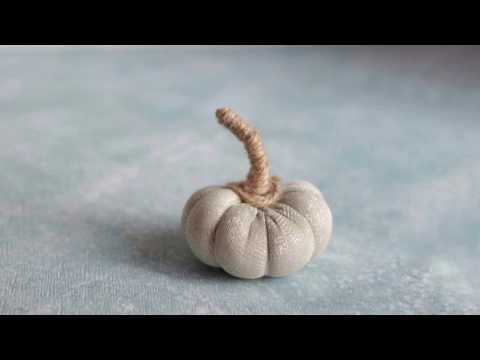 Видео: Тыква из ткани