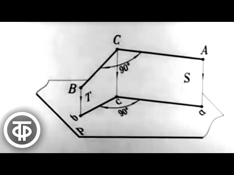 Видео: Начертательная геометрия. Лекции 1-2. Введение. Центральные и параллельные проекции (1971)