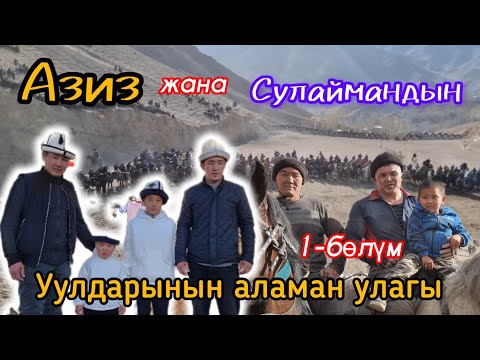 Видео: Азиз жана Сулаймандын уулдарынын аламан улагы 26.11.2023. Ала-Бука району Көк-Таш айылы 1-бөлүм