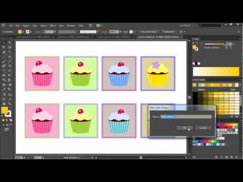 Видео: Работа с цветом в иллюстраторе