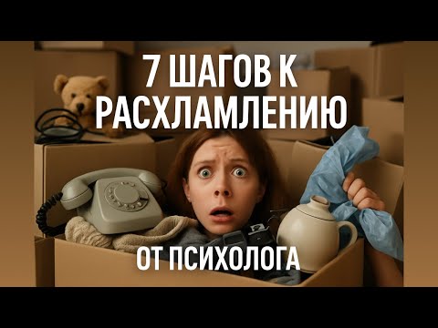 Видео: Как расхламляться без стресса: психология, причины, пошаговое решение