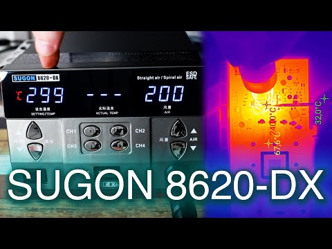Видео: Может ли SUGON 8620-DX устроить пожар? Плюсы и минусы термовоздушной паяльной станции.