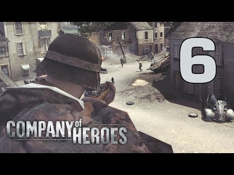 Видео: Прохождение Company of Heroes #6 - Шербур [Высадка в Нормандии][Эксперт]