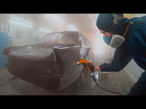 Видео: Форд Орион 86года. Покрас в круг. Финиш.