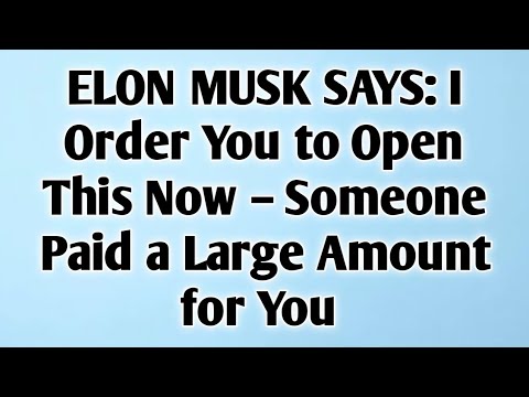 Видео: 🧿ИЛОН МАСК ГОВОРИТ: «Я приказываю тебе открыть это сейчас же — кто-то заплатил за тебя большую су...