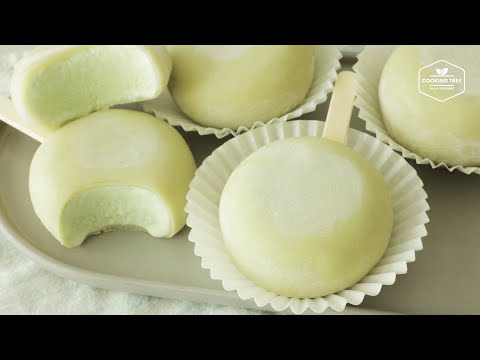 Видео: Рецепт мороженого с дыней💚 моти (рисовый пирог) | Простое летнее угощение без выпечки!