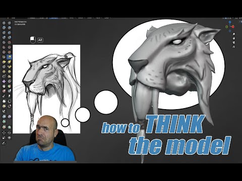 Видео: Мой образ мышления при моделировании концепта в Blender