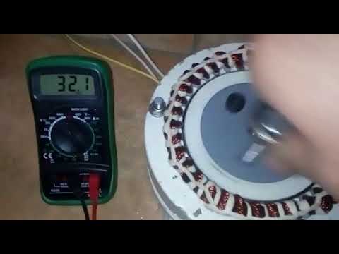 Видео: Тихоходный ветрогенератор 12-24 В. Low-speed wind generator 12-24V..