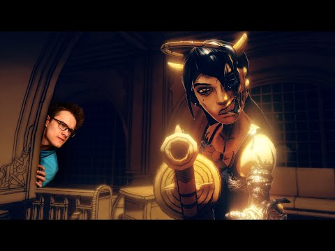 Видео: Ангел Алиса охотится на меня! | Bendy and the Dark Revival | 4 часть