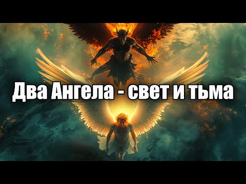 Видео: "Два Ангела - свет и тьма" - противостояние добра и зла.