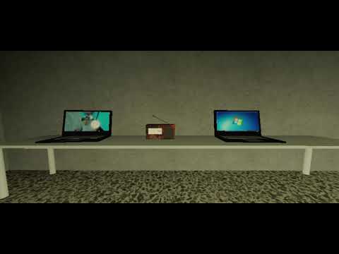 Видео: 2 Компьютера и Радио Стоит на длинном Столе