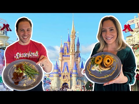 Видео: Праздники в Magic Kingdom начинаются раньше! НОВЫЕ праздничные блюда в ресторане Plaza, сувениры ...