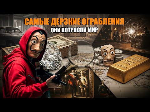 Видео: Самые дерзкие ограбления в истории, которые потрясли мир!