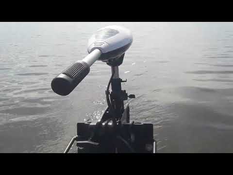 Видео: Первые испытания лодочного электромотора