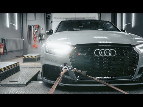 Видео: Новая Audi RS3 8v.2 улетает в космос, тюнинг самой крутой ауди!