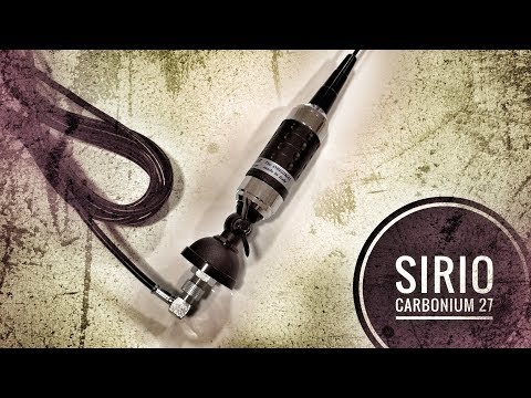 Видео: Sirio Carbonium 27 Black - Сиби антенна для фуры