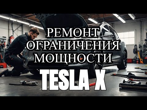 Видео: Tesla X ограничение мощности ремонт Tesla x restriction of power repair
