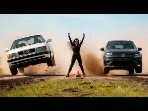 Видео: ОБГОНИ ВСЕХ и ЗАБЕРИ ДЕНЬГИ! Сумасшедшая ГОНКА по ПОЛЮ на Audi, Tiguan, Ядерная Нива, Jeep и Prado