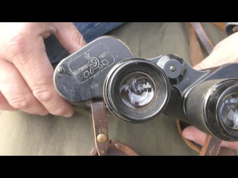 Видео: Генеральский бинокль РККА 1937 АУ 8х40 / General's binoculars of the Red Army 1937