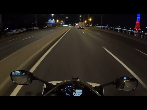 Видео: До скольки можно разогнаться ночью? #motobear #motorcycle #yamaha #bikers #bikelife #motovlog