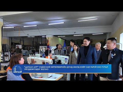 Видео: “Цагаан алт” үндэсний хөтөлбөрийн дүнд жилд хоёр сая гаруй хос гутал үйлдвэрлэдэг болно