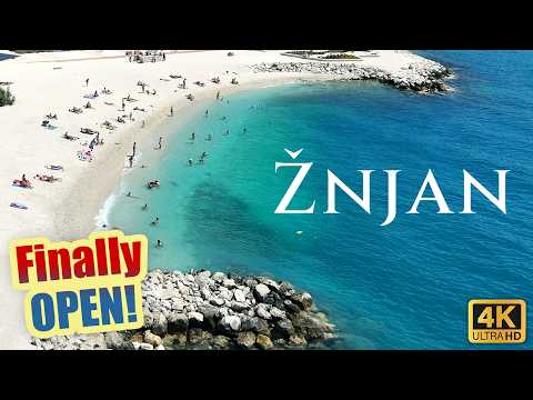 Видео: Жнян наконец-то открылся — лучший пляж Сплита 2025 года, Хорватия