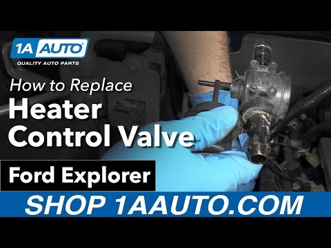 Видео: Как заменить регулирующий клапан отопителя Ford Explorer 06-10