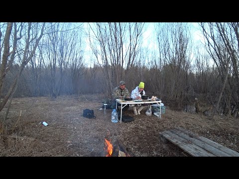 Видео: ВСЁ БРОСИЛИ, И УЕХАЛИ В ТАЙГУ! ПОШЛИ НА НОВОЙ ЛОДКЕ, РЫБАЛКА В ПОЛОВОДЬЕ, ВКУСНЫЙ УЖИН, ПОШЛА ЖАРА!
