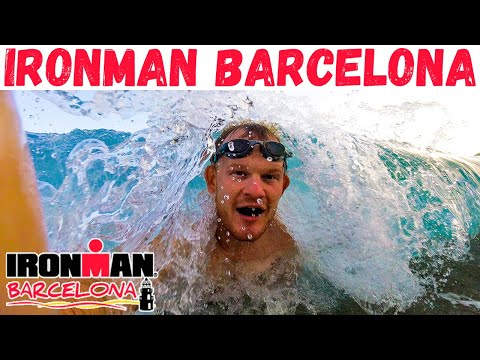 Видео: IRONMAN Barcelona 2021 - триатлон с закрытыми границами и штормом | Челлендж, мотивация и спорт