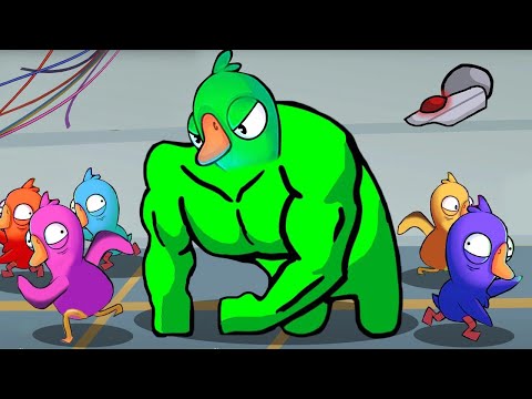 Видео: АМОНГУСЬ! 300 IQ МУВЫ ОТ ГУСЕЙ! -  Goose Goose Duck!