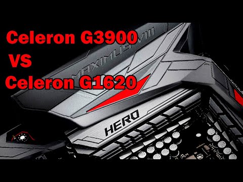 Видео: Celeron G1620 VS Celeron G3900 / 41 FPS в киберпанк