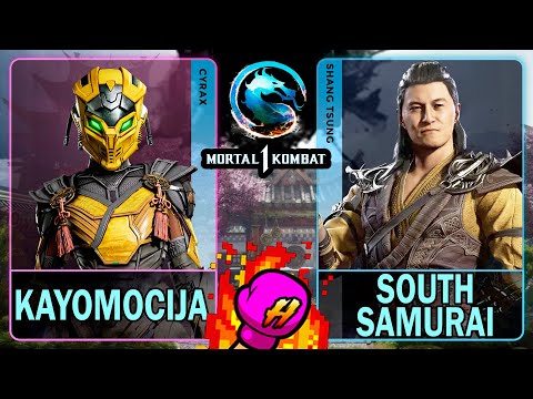 Видео: MK1 Кайомоция (CYRAX) против Южного Самурая (SHANG TSUNG)🥊Mortal Kombat 1🥊4K 60ᶠᵖˢ