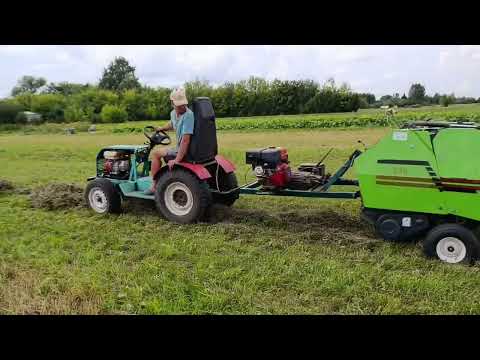 Видео: Китайский пресс подборщик б/у за 130 тыс.рублей/Ремонт пресса 870/ Адаптер к минитрактору